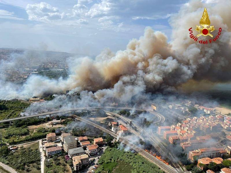 Fires in Italy